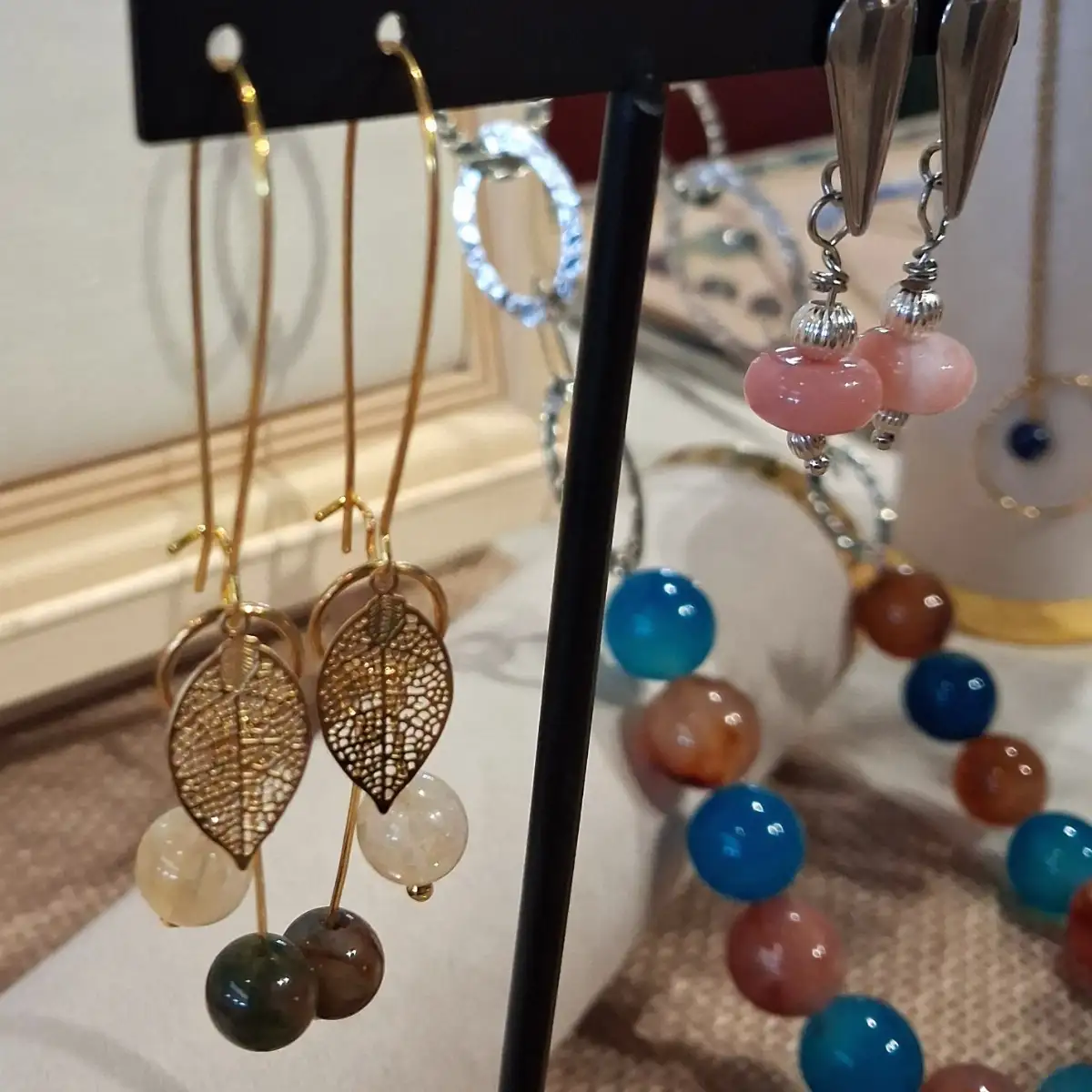 Boucles "Feuilles d’Aube"