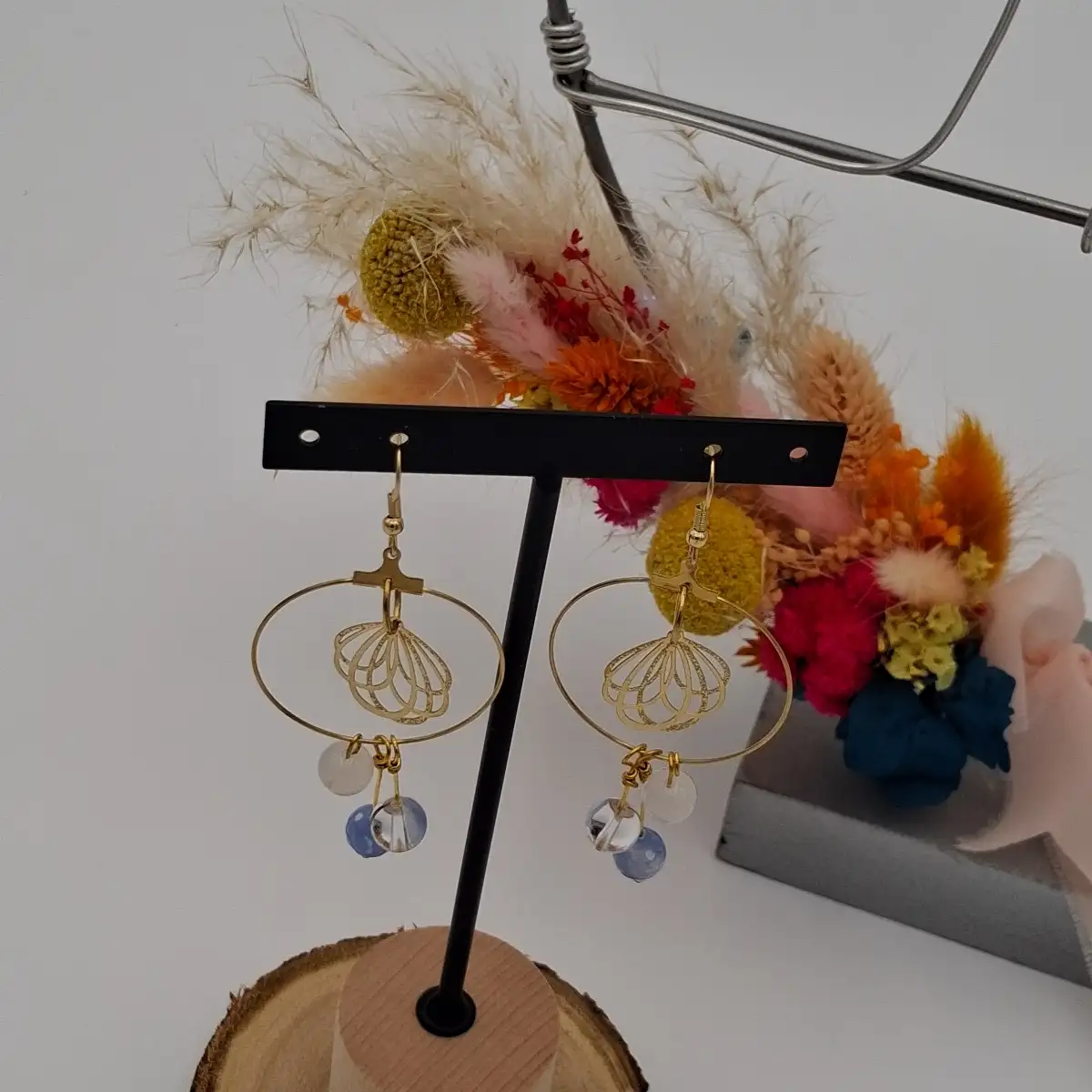 Boucles "Clarté d’Azur"