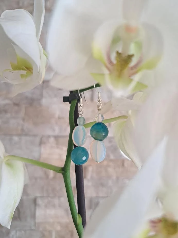 Boucles “Éclats de Lune”