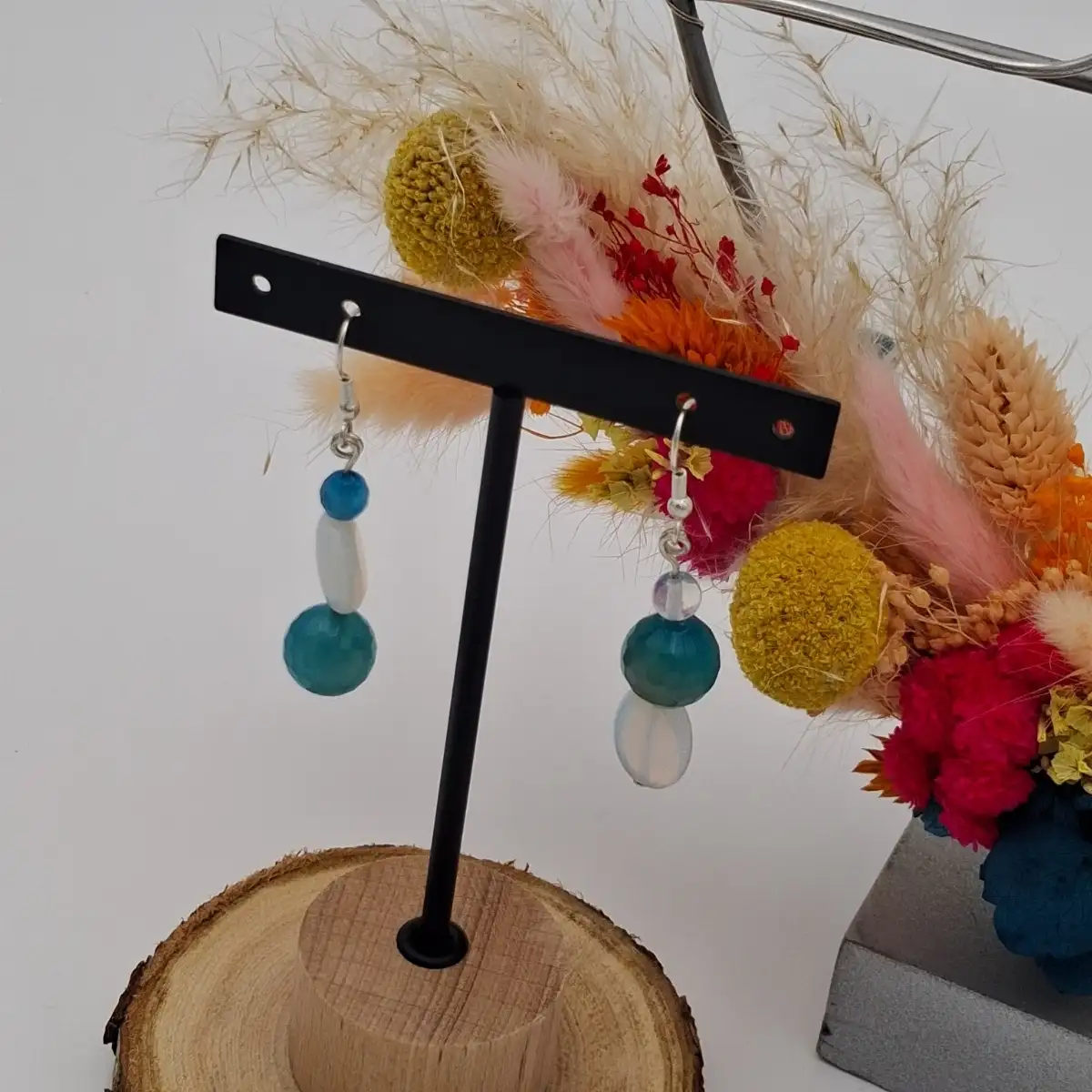 Boucles “Éclats de Lune”