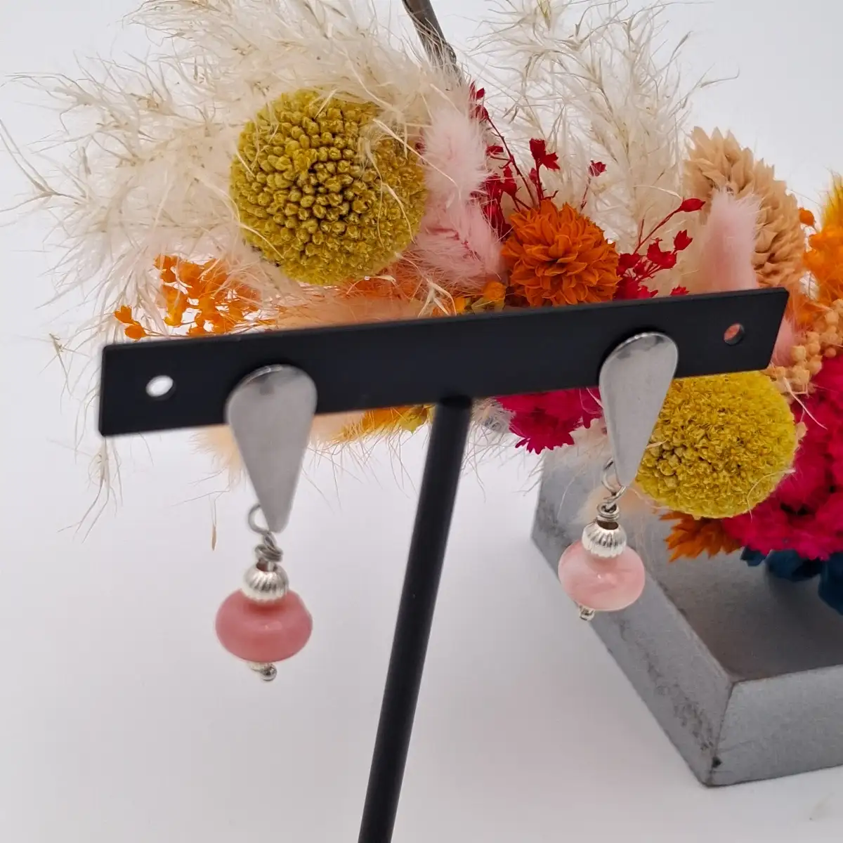 Boucles "Douceur d'Opale"